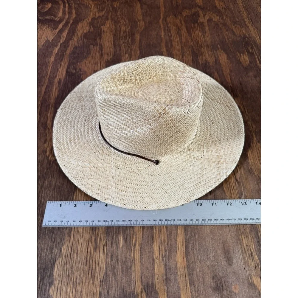 NWT Will & Bear Cubs Little Rider Bone Palm Straw Hat Kids One Size UPF 50+